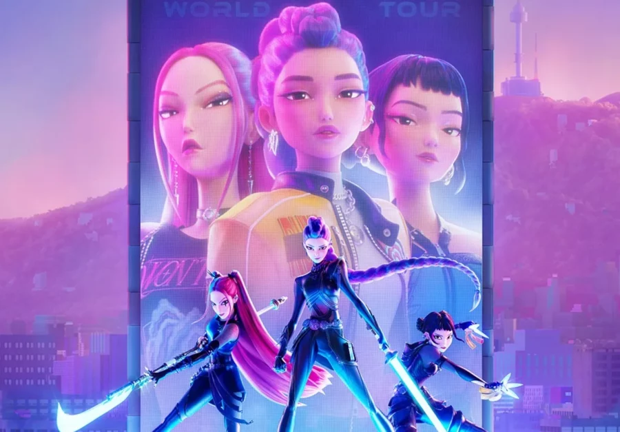Fotograma cedido por Netflix del filme de animación 'KPop Demon Hunters' ('Las guerreras k-pop').