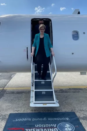 La embajadora Laura Dogu