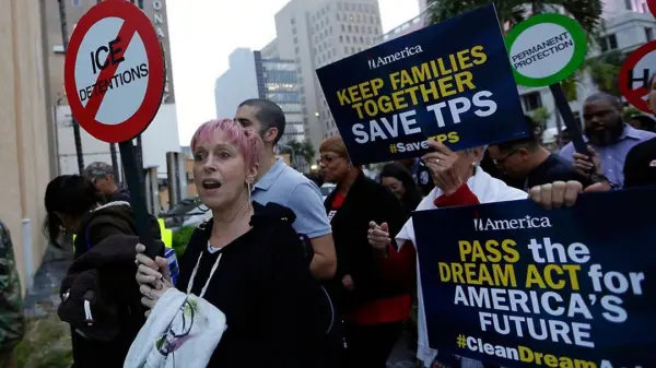 Marcha por el TPS