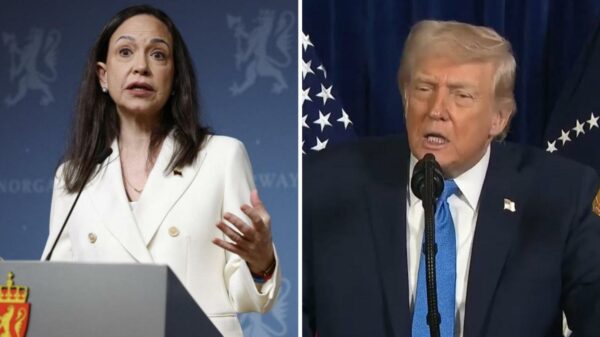 María Corina Machado y Donald Trump