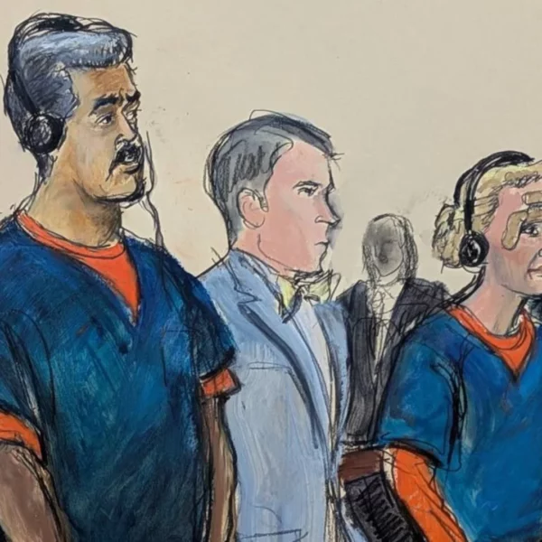 Ncolás Maduro y Cilia Flores