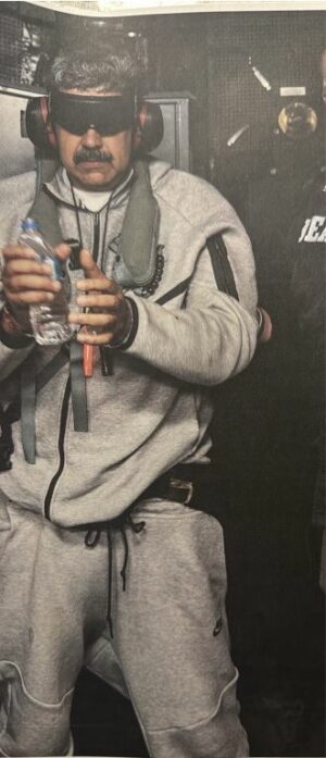 Imagen de Nicolás Maduro arrestado