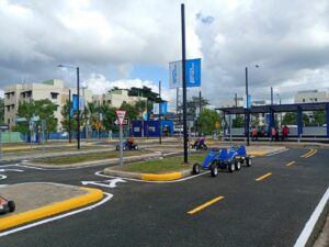 El parque ubicado en Ciudad Juan Bosch, Santo Domingo Este entusiasma a los jóvenes