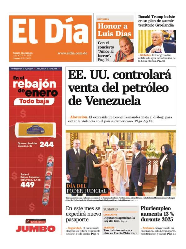 Portada impresa 08-01-26