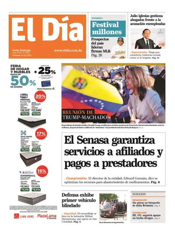 Portada impresa 16-01-26