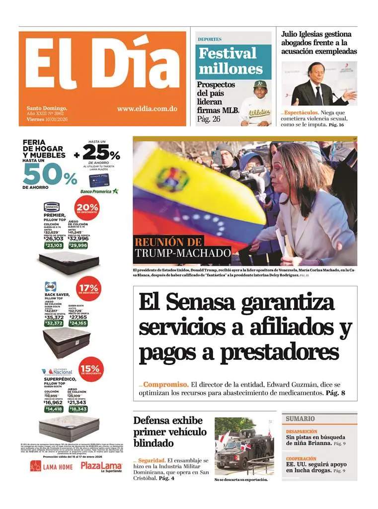 Portada impresa 16-01-26