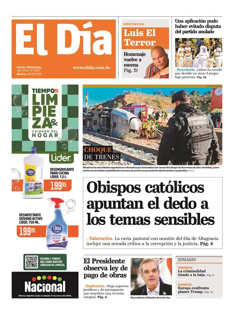 Portada impresa 20-01-2026