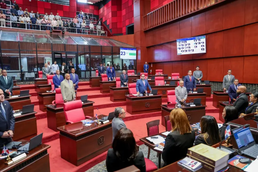 Sesión en la Cámara de Senadores
