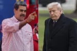 Combo de fotografías que muestra al presidente de Venezuela, Nicolás Maduro (i), y al presidente de Estados Unidos, Donald Trump.