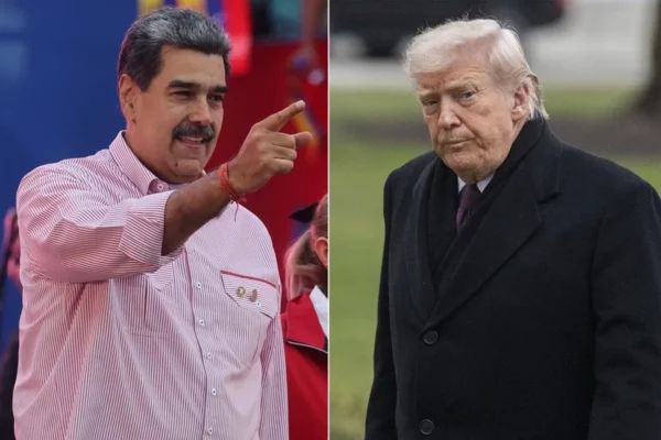 Combo de fotografías que muestra al presidente de Venezuela, Nicolás Maduro (i), y al presidente de Estados Unidos, Donald Trump.