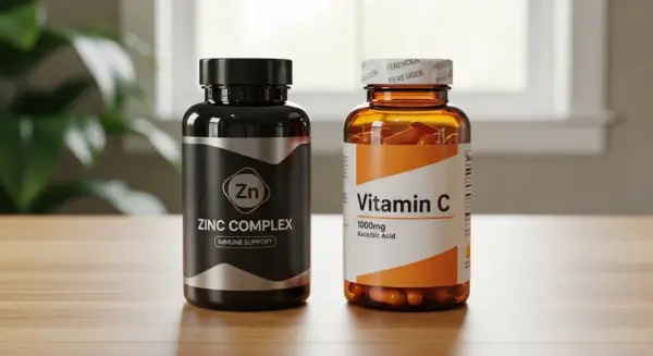 La vitamina C y el zinc cumplen funciones clave en el fortalecimiento del sistema inmunológico y la protección ante infecciones respiratorias