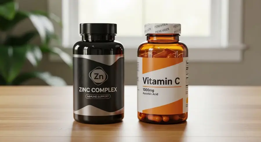 La vitamina C y el zinc cumplen funciones clave en el fortalecimiento del sistema inmunológico y la protección ante infecciones respiratorias