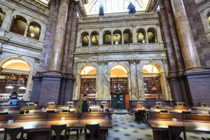 Fotografía de archivo de la Biblioteca del Congreso en Washington, DC, EE. UU.