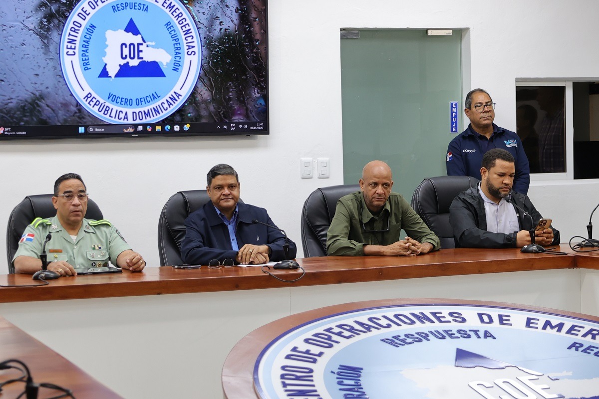 COE eleva a nueve las provincias en alerta por vaguada