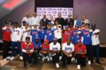 Brian Mejía, Erick Almonte, Anaima Acta junto al grupo de jugadores que acordaron vía DPL con las franquicias de Grandes Ligas