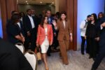 La embajadora de Estados Unidos en República Dominicana, Leah Campos, y la vicepresidenta Raquel Peña