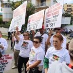 “Cárcel para los asesinos”: víctimas y familiares se concentran en el Palacio de Justicia por caso Jet Set