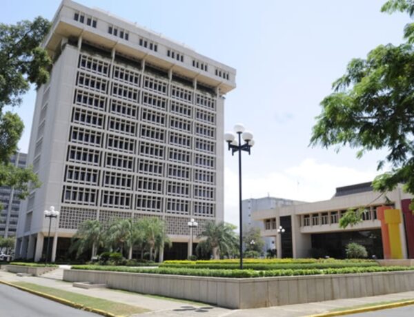 Edificio del Banco Central de República Dominicana.