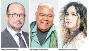 José Antonio Rodríguez,  Danny Rivera y Laura Rivera.