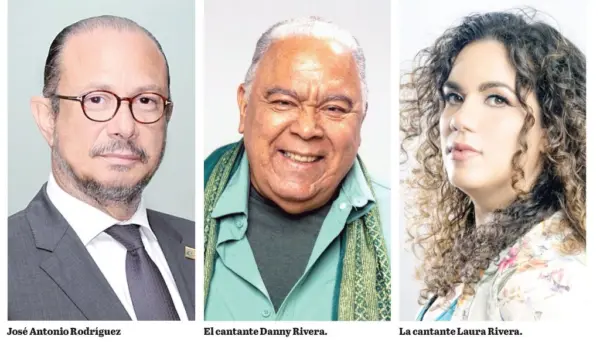 José Antonio Rodríguez,  Danny Rivera y Laura Rivera.