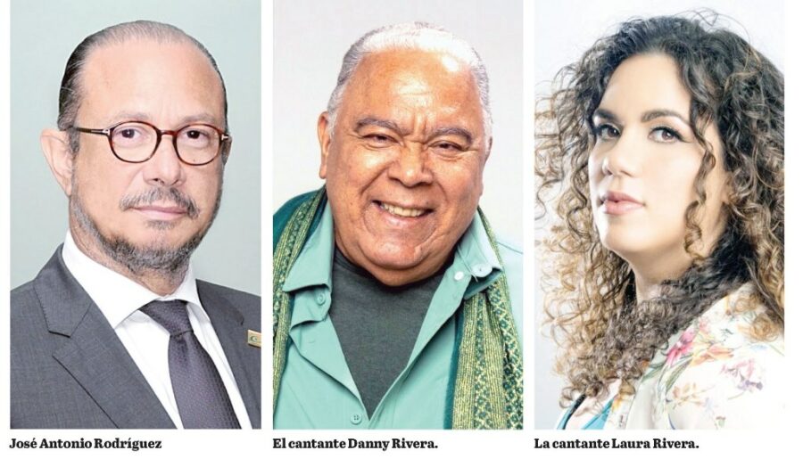 José Antonio Rodríguez,  Danny Rivera y Laura Rivera.