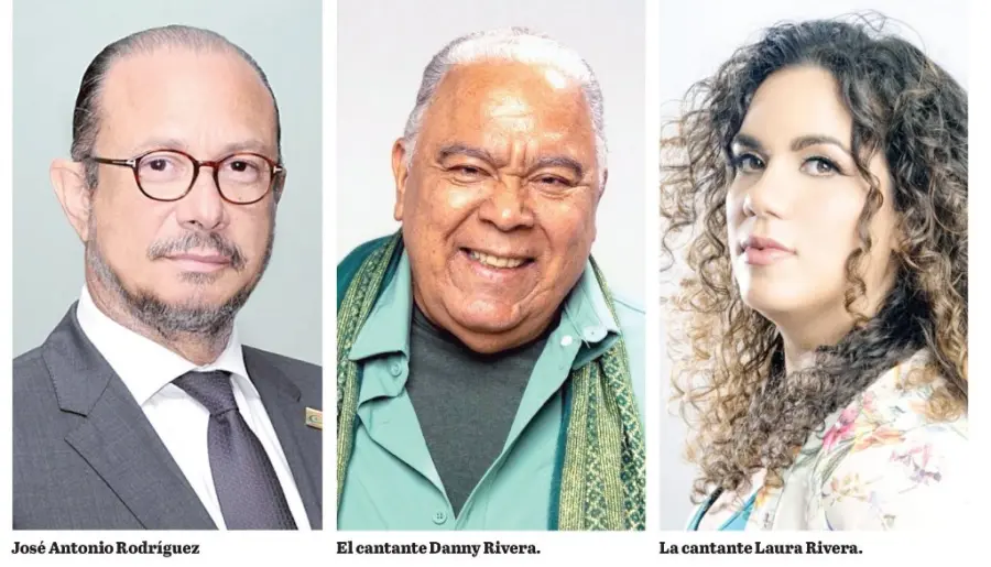 José Antonio Rodríguez,  Danny Rivera y Laura Rivera.
