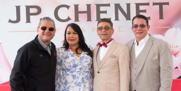 Ignacio Glass, Sulin Lantigua de Glass, Bismarck Morales y Junior Jorge.