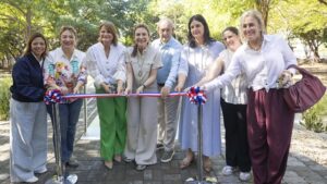 Carolina Mejía, alcaldesa del Distrito Nacional, encabezó la inauguración.