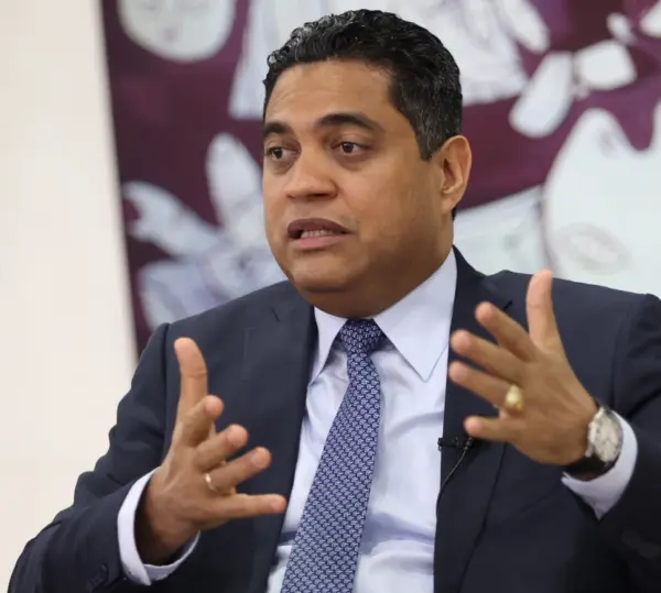 Kelvin Cruz, ministro de Derportes. Manolito Jiménez