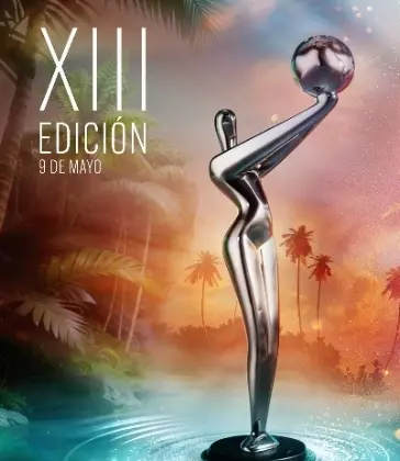 El afiche  develado de  Premios Platino.