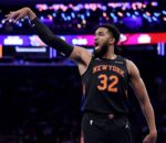 El dominicano Karl Towns durante el partido ante Celtics.