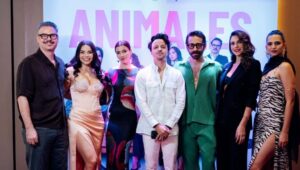 Frank Perozo, Vitaly Sánchez, Nashla Bogaert, José Ramón Alamá,  David Maler  y Pamela Sued y Camila Issa.