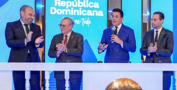 Gabriel Escarrer, Frank Rainieri, David Collado y Frank Elías Rainieri.