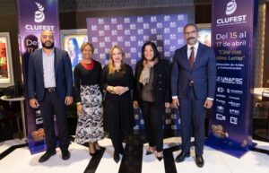 José Enrique Rodríguez, Taina Rodríguez, Alicia Álvarez y  Nathalie Almonte.