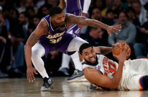 Lakers Knicks Basketball