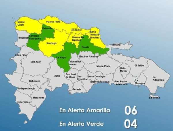 coe , mapa alertas