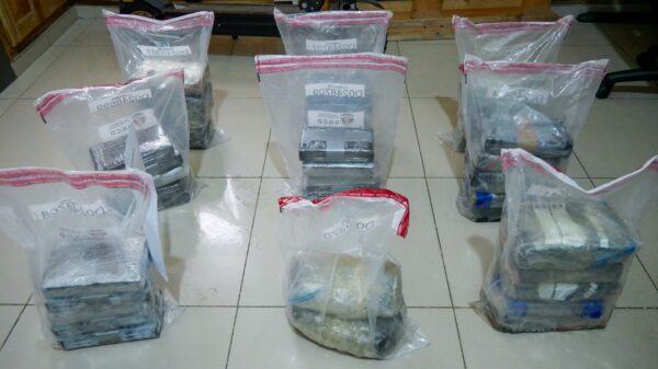 Cocaína en embarcación