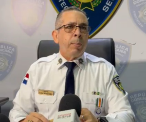 Diego Pesqueira, vocero de la Policía Nacional