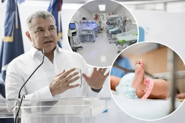 Director Materno Infantil y Adolescentes del SNS, Martín Ortíz, destacó que al comparar los años 2024 y 2025, se registra una reducción adicional de 16.8%. Fuente externa.