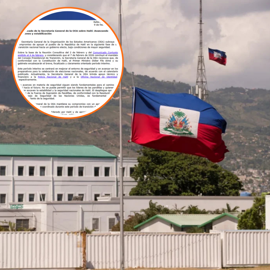 La OEA subrayó que sin avances en seguridad no será posible celebrar elecciones libres y ordenadas en Haití.