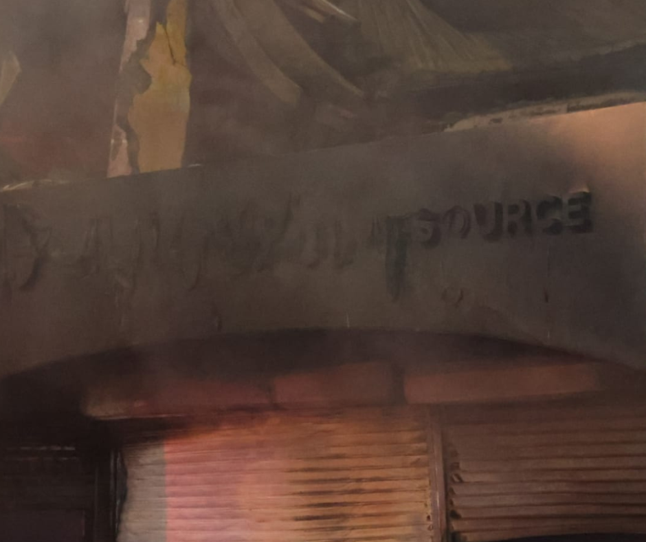 Establecimento aledaño afectado