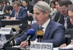 El subsecretario de Estado para el Control de Armamento del Gobierno estadounidense, Thomas DiNanno,en la Conferencia de Desarme de la ONU que se celebra en Ginebra.