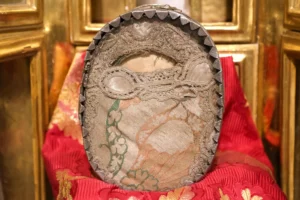 Reliquia de San Valentín en la Colegiata María la Mayor de Toro (Zamora).