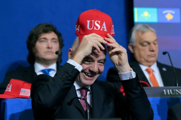 Gianni Infantino en la Junta de Paz de Donald Trump