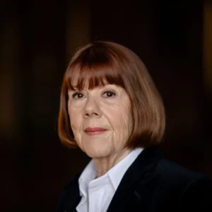 Gisèle Pelicot en el Hôtel de Ville en Paris, Francia.