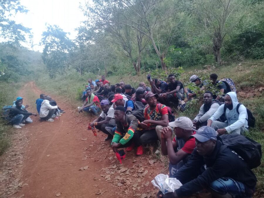 Haitianos detenidos enero