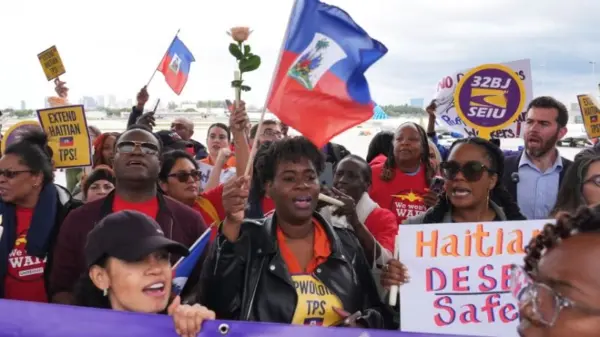 Haitianos migrantes