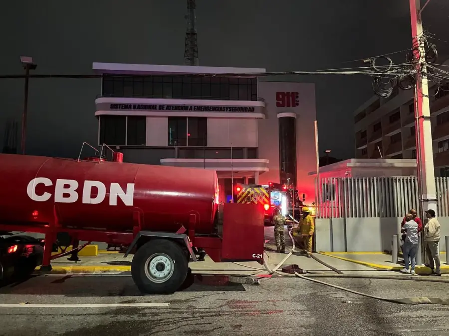 Incendio en el 911