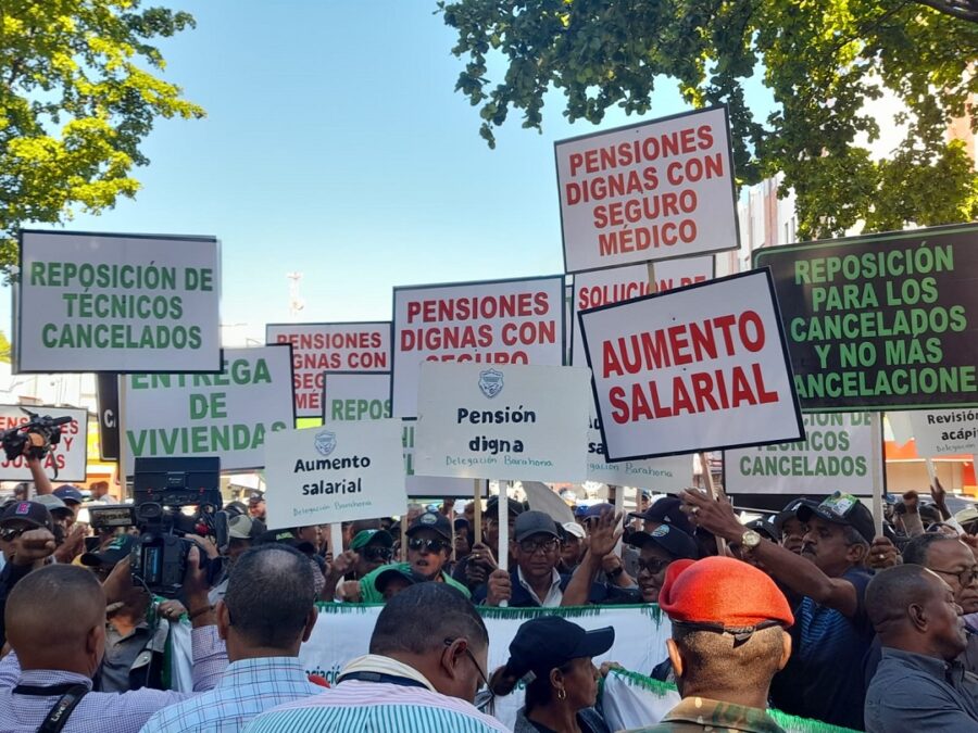 Marcha de trabajadores agropecuarios