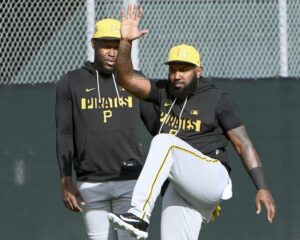 Marcell Ozuna y Oneil Cruz